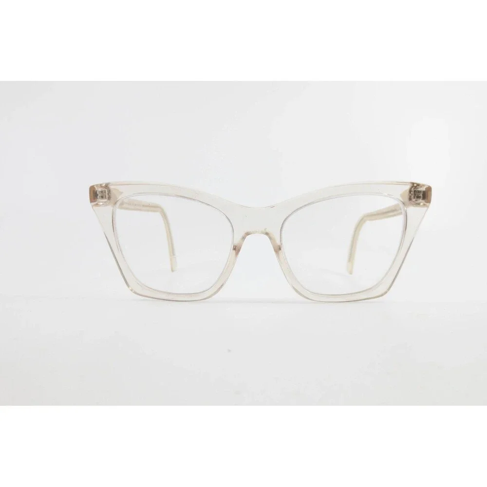 SAS 20214 Blush Clear Cat Eye Eyeglasses Frames 52-18-145 Womens Pink Glasses
